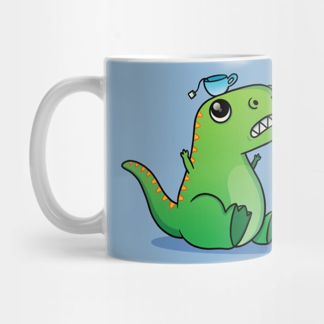 British Tea-Rex Dinosaur by royalsass